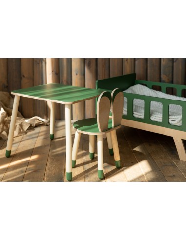 Ensemble chaise et table lapin