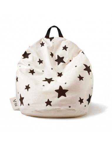 Pouf 100% coton non blanchi • Bini Double Star