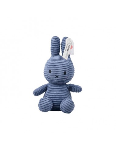 Miffy-lapin velours cotelé 24cm Bleu