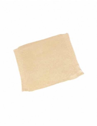 couverture tricot creme