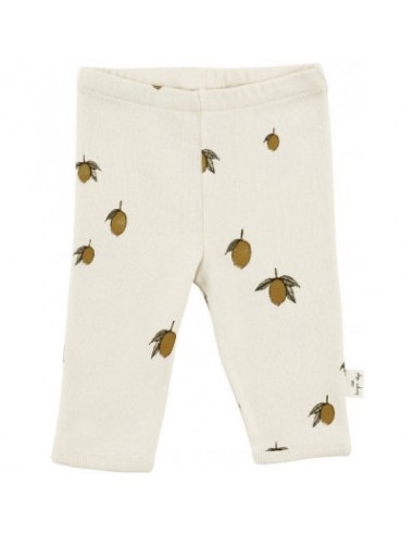 Pantalon coton 100% bio de Konges Sløjd motif Citrons