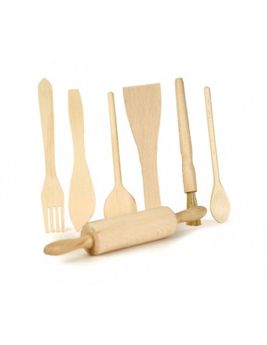 Set de 7 Accessoires en bois