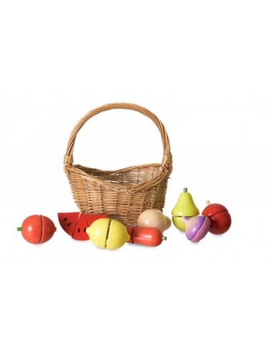 Panier fruits et Legume en bois