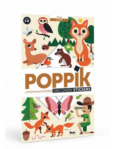 Puzzle en stickers - la Forêt (3 à 8 ans)