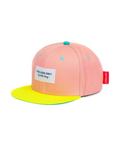 Casquette rose/ jaune - 3-6 ans (52cm)