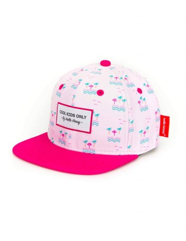 Casquette Palm rose - 3-6 ans