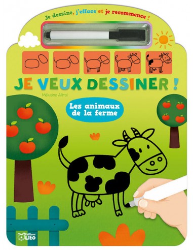 Je dessine les animaux de la ferme