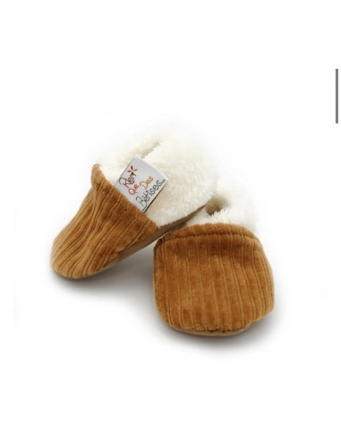 Chaussons velours Camel (de 0 à 36 mois)