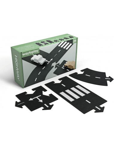 Coffret Highway - Large Flexible Toy Road