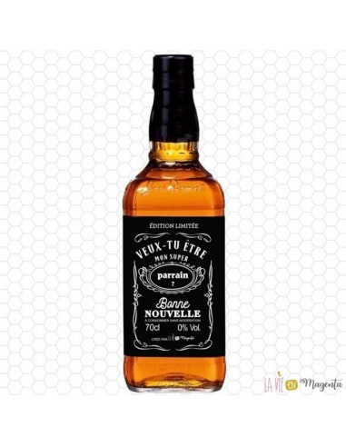 Etiquette Bouteille Whisky Parrain